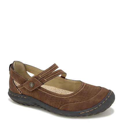 Jambu JBU Women's Fawn Mary Jane Flat, Dark Brown, 6 UK