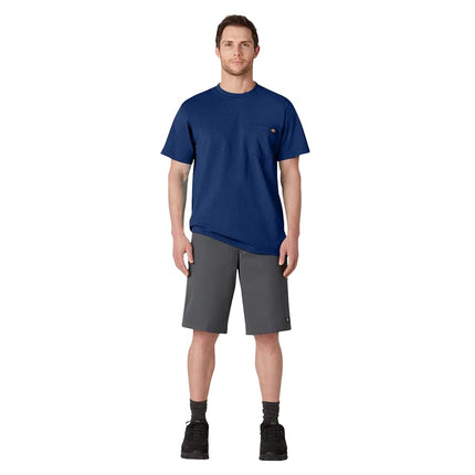Dickies Men's Big & Tall Heavyweight Crew Neck Short Sleeve Tee Big-Tall, Ink Navy Heather, S