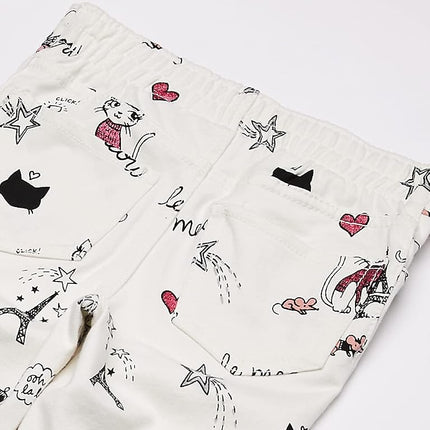 The Children's Place Girls' Leggings Full Pant, Simplywht 86269, 12-18 Months