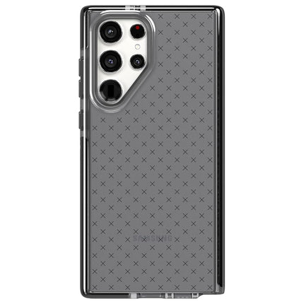 Tech21 Evo Check for Samsung Galaxy S22 Ultra – Protective Phone Case with 16ft Multi-Drop Protection Smokey Black