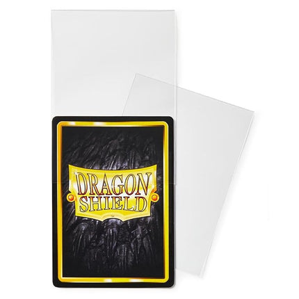 Dragon Shield Bundle: 5 Packs of Clear Perfect Fit Standard Size Sleeves - 500 Sleeves Total