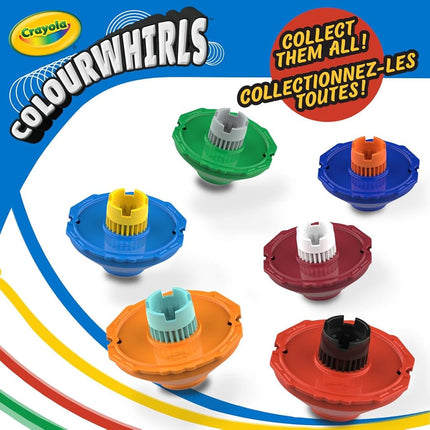 CRAYOLA Colourwhirls (3 Pack) - Rip 'Em & Spin 'Em! | Includes 3 Colourwhirls Toys & 3 Markers | Rippin' Spinnin Colouring Fun for Ages 6+