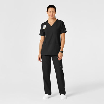 WonderWink Unisex's Multi-Cargo Medical Scrubs Pants, Black, Medium