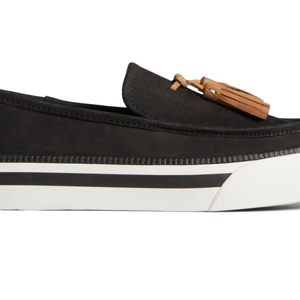 Sperry Women's Sea Sailor Platform, Black Leather, 6.5