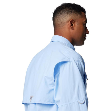 Columbia Men's Bahama II Long Sleeve Shirt, 2024 Sail, X-Large Tall