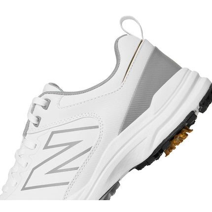 New Balance Men's Brighton V2 Golf Shoe, White/Grey, 11 Wide