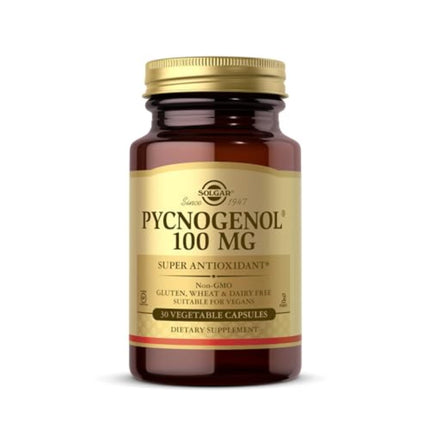Solgar Pycnogenol 100mg - Derived from Pine Bark -