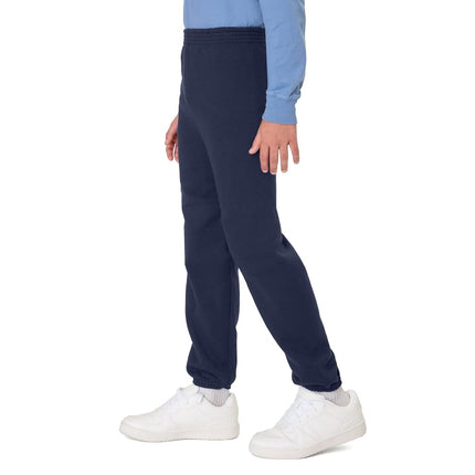 Hanes Big Boys' Eco Smart Fleece Pant, Navy, Medium