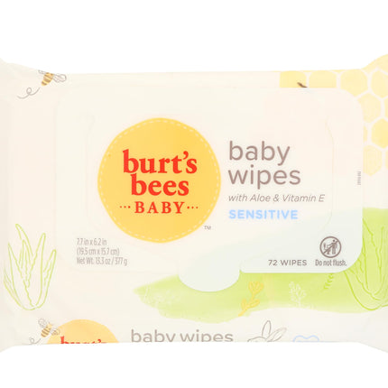 Burt's Bees Baby Chlorine-Free Wipes 72 Count, 1 P