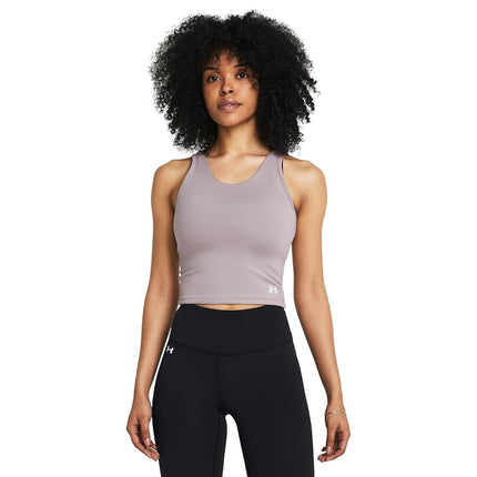 Under Armour Women's Motion Tank Top, (015) Tetra Gray / / White, XL