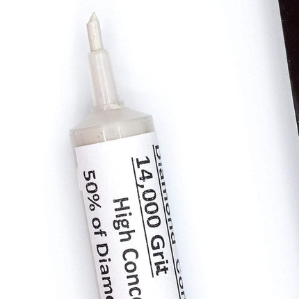 TechDiamondTools Diamond Lapidary Paste 5 Gram Syringe, 50% Concentration of Diamond Powder, 14,000 grit / 0-1 microns, 14,000 grit / 0-1 micron