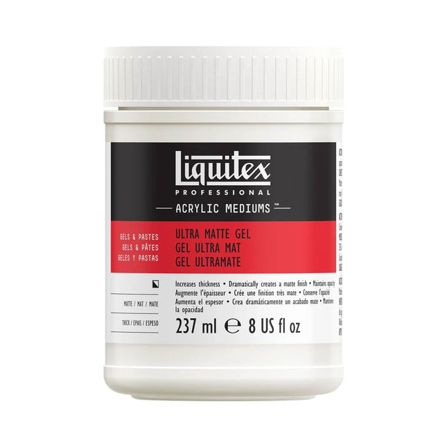 Liquitex 5420 Ultra Matte Gel Medium, 8-Ounce