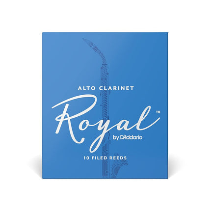 Rico Royal Alto Clarinet Reeds - Strength 1 1/2 - Box of 10