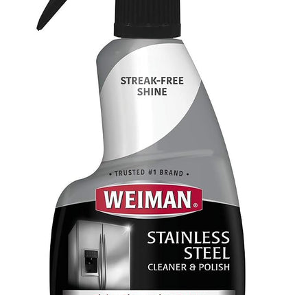 Weiman Stainless Steel Cleaner & Polish, 12 fl oz