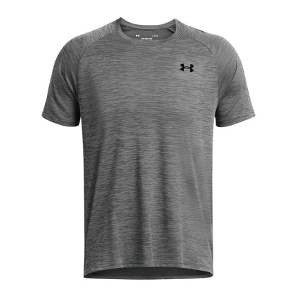 Under Armour - Mens Tech Textured Short Sleeve T-Shirt, Color Castlerock/Black (025), Size: XXX-Large