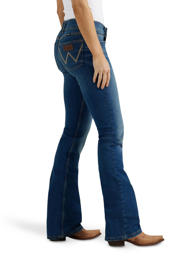 Wrangler Ladies Mae Emma Trousers Denim, Vivianna, 7-34