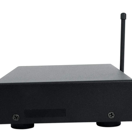 Rockville RKI65BT Interface Microphones Karaoké Sans Fil Double UHF+Bluetooth, Noir