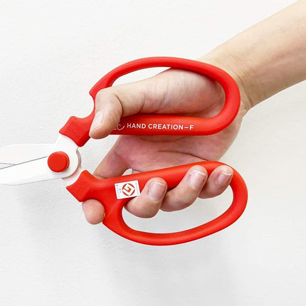 Flower Scissors Hand Creation F-170 RED