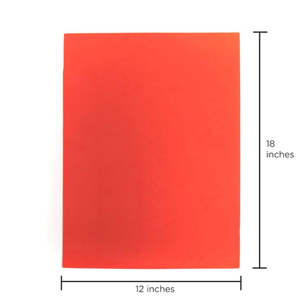 Horizon Group USA Rainbow Foam Sheets, 12" X 18", Pack of 12, Multi-Color
