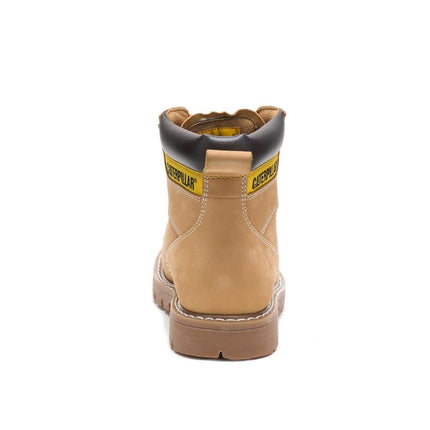 Caterpillar Men's 2nd Shift 6" Plain Soft Toe Boot,Honey,10.5 W US