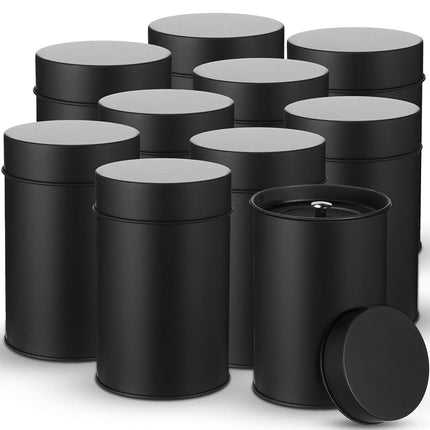 Zopeal 10 Packs Tea Tin Canister Tins for Loose Me