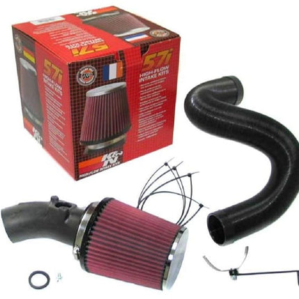 K&N 57-0656 Kit de admisión de alto rendimiento lavable y reutilizable para automóvil