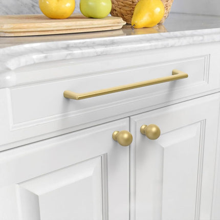 Asidrama 6 Pack 11.3 Inch(288mm) Gold Cabinet Pulls Cabinet Handles Cupboard Handles Kitchen Cabinet Hardware for Cupboard Drawer Pulls