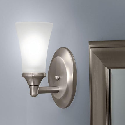 Moen YB2861BN Éclairage de salle de bain Eva, nickel brossé