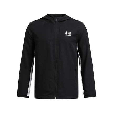 Under Armour Boys Rival Woven Jacket Black S