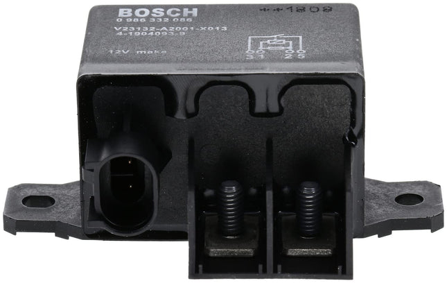 Bosch 0986332086 Power Relay 12V 150A, IP5K4, Operating Temperature from -40 Degree to 100 Degree C, 5 Pin Relay
