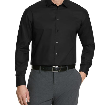 Kenneth Cole Men's Dress Shirt Regular Fit Solid, 