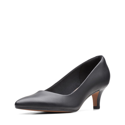 Clarks Women's Linvale Jerica Pump, Black Leather,