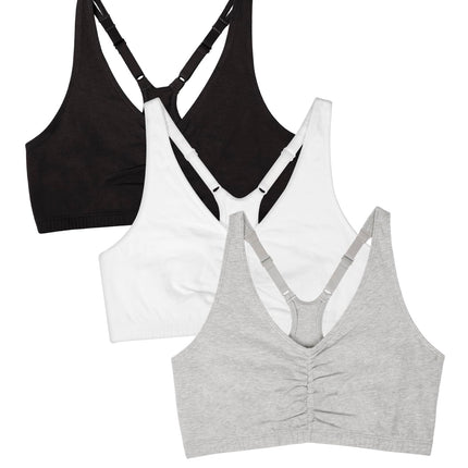Fruit of the Loom Women's Adjustable Shirred Front