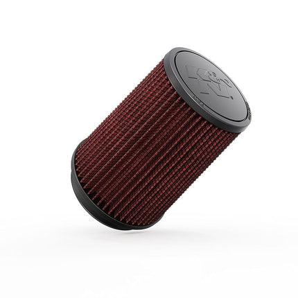 K&N Filters RU-2590 Car and Motorcycle Universal Rubber Filter, Black/Red, (Pack of 1)