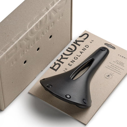 Brooks England Cambium C17 Carved All Weather Black