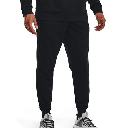 Under Armour Men's Armourfleece Jogger, (001) Black / / Black, Large Tall