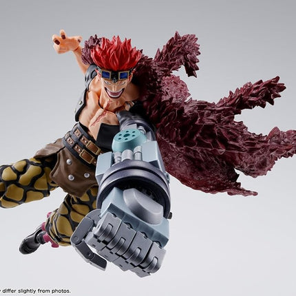 TAMASHII NATIONS One Piece figurine S.H. Figuarts Eustass Kid -The Raid on Onigashima- 15 cm, Red