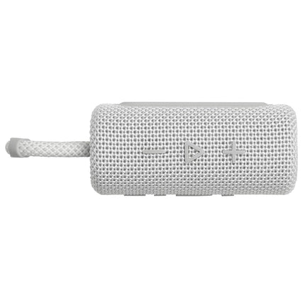 JBL GO 3 Small Bluetooth - Waterproof, Portable Speaker for on the Go - Up to 5h Playback Time with Just One Battery Charge - White