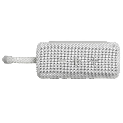 JBL GO 3 Small Bluetooth - Waterproof, Portable Speaker for on the Go - Up to 5h Playback Time with Just One Battery Charge - White