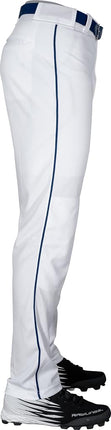 Rawlings Men's Piped Pants, White/Navy, Medium