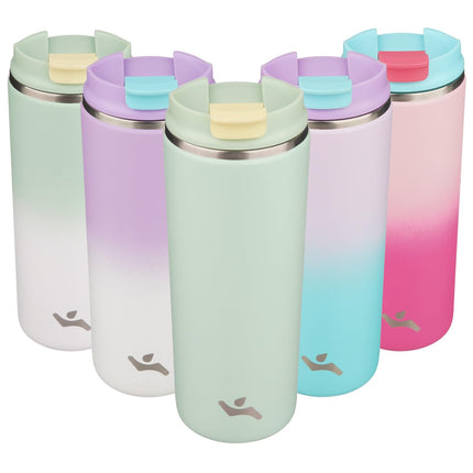 Konokyo Tumbler with Lid, 16 oz Travel Coffee Mug 