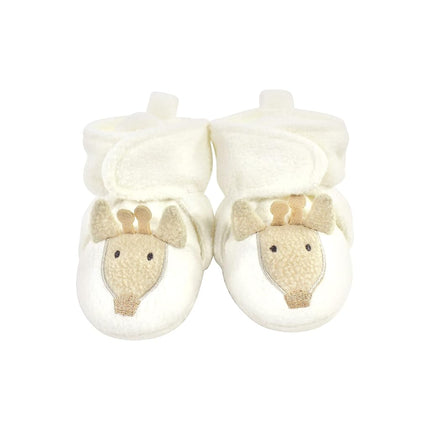 Hudson Baby Baby-Girls Trapper Hat, Mitten and Bootie Set, Giraffe, 12-18 Months