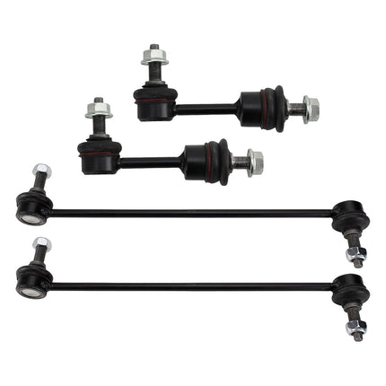 TRQ Front and Rear Sway Bar Link Set 4 Piece