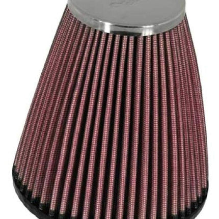 K&N RC-1250 Car and Motorcycle Universal Chrome Filter, Red