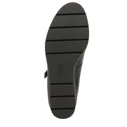 Naturalizer Women's Soul, Adore Mary Jane Wedge, Black, 11