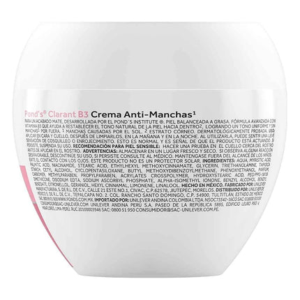 Pond's Clarant B3 Anti-Dark Spot Correcting Cream Normal To Oily Skin 7oz