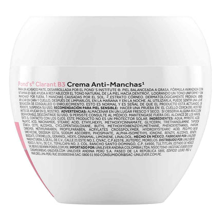 Pond's Clarant B3 Anti-Dark Spot Correcting Cream Normal To Oily Skin 7oz