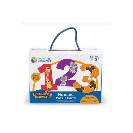 Learning Resources LER8591 Tarjetas de rompecabezas numéricos