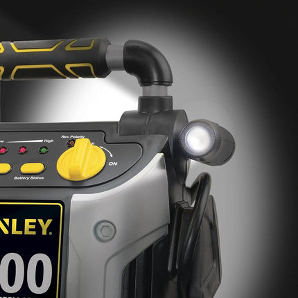 STANLEY J509 Portable Power Station Jump Starter 1000 Peak Amp Battery Booster, USB Port, Battery Clamps