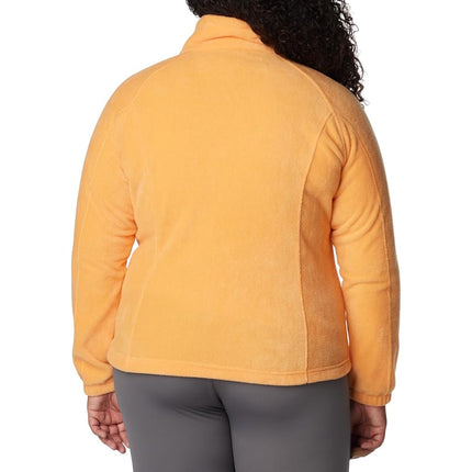 Columbia Women's Benton Springs Full Zip, Melocotón Atardecer, 3X